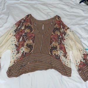 Beautiful free people floral top